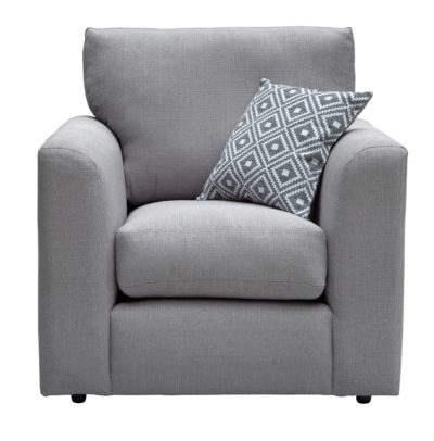 HOME Cora Fabric Chair - Silver